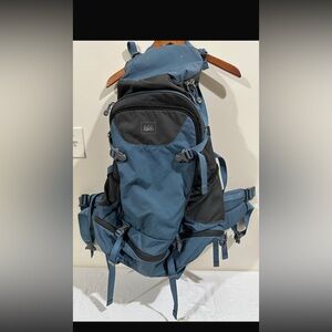 REI Men's Backpack in Blue and Black